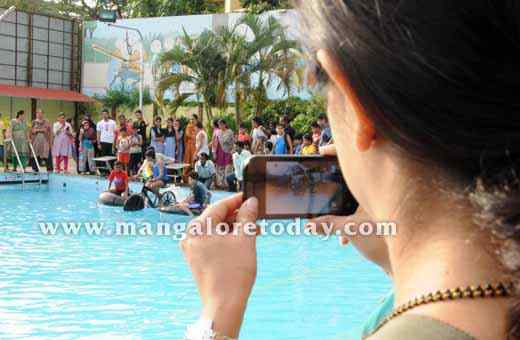 Cycling at Mangalore Swimming pool